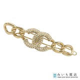 CHANEL シャネル B20A ヘアピン ヘアアクセ ココマーク フェイクパール フェイクストーン アクセサリー ゴールドカラー 服飾小物 H.112