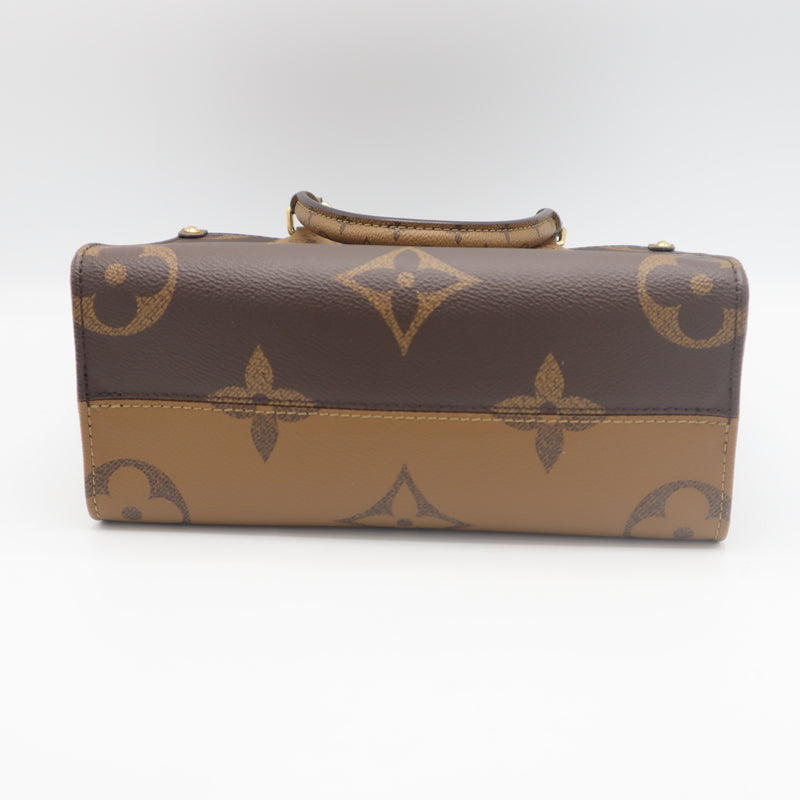 LOUIS VUITTON LV ルイヴィトン ハンドバッグ オンザゴー PM M46373 2way モノグラム 箱袋 25k713-1