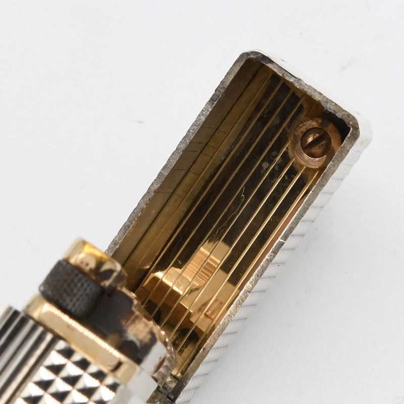 S.T.Dupont デュポン ガスライター LINE1 ライン1 シルバーカラー 着火未確認 eco1525