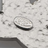 CHANEL シャネル ブローチ ココマーク ラインストーン シルバーカラー 約13g アクセサリー 箱 H25526