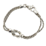 TIFFANY&Co. ティファニー ダブルロープ ブレスレット ブレス シルバー 925 約18.7g 腕回り約17.5cm アクセサリー ko227