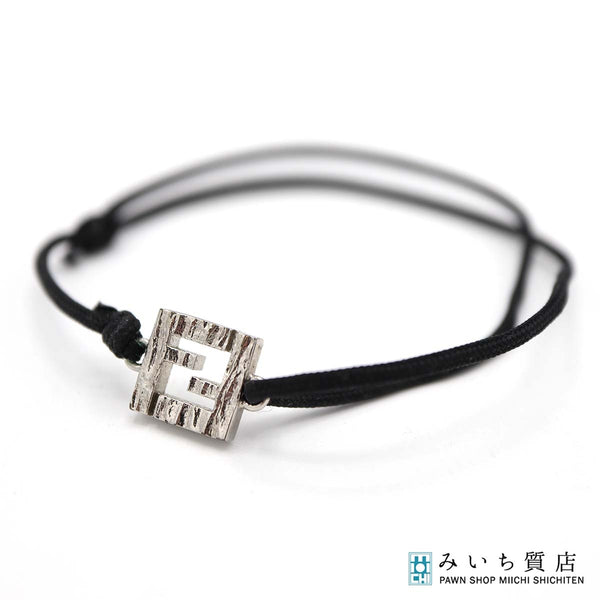 FENDI フェンディ コード ブレス IT3723 FFロゴ ブレスレット 約2.0g アクセサリー 25k986-4