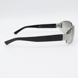 GUCCI グッチ サングラス GG 眼鏡 メガネ アイウェア 度なし グレー×ブラック ケース有 H22261
