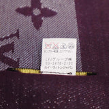 LOUIS VUITTON ルイ・ヴィトン 大判 ストール 410460 140cm モノグラム シャイン パープル ショール yo1211