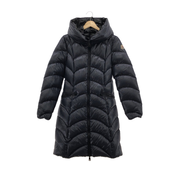 MONCLER ALBIZIA アルビジア モンクレール ダウンコート 1 ロング C2 093 49980-25-68950 ネイビー 23s619-1