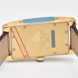 腕時計 稼働 Cartier カルティエ タンクアメリカン クォーツ 18K 1710 白色文字盤 H18353