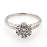 仕上済 Ponte Vecchio ポンテヴェキオ ダイヤ ホワイトゴールド リング 指輪 K18WG D0.3 2.9g 9号 箱 yo1366