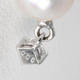 仕上済 TASAKI タサキ ネックレス パール ダイヤ K18WG D0.06 ホワイトゴールド 約2.7g ジュエリー 箱有 H6944