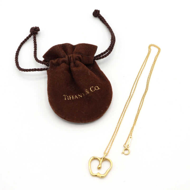 TIFFANY&Co. ティファニー ネックレス エルサペレッティ アップルペンダント ゴールド 750 4g アクセサリー H17910