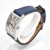 稼働 腕時計  FRANCK MULLER フランクミュラー ロングアイランド 902QZD ダイヤベゼル 750 2025.4電池交換 ベルト社外 H17221