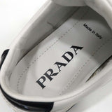 PRADA プラダ ロゴ ローカット スニーカー ダウンタウン 1E792M レザー ホワイト サイズ36 1/2 23.5cm J369