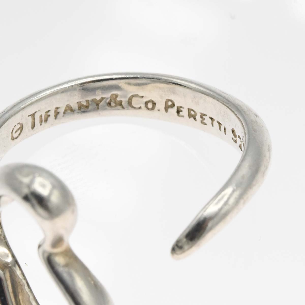 【極美品】ティファニー オープンハート リング 13号 シルバー925 TIFFANY&Co. ティファニー リング オープンハート 13号 925