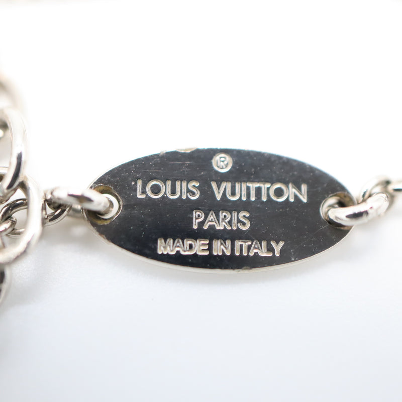 LOUIS VUITTON ルイヴィトン M63197 ネックレス エセンシャルV シルバーカラー 重量約9.3g アクセサリー 22s1091-1