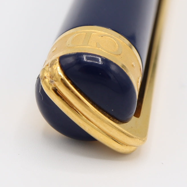 Christian Dior ディオール ボールペン CD ネイビーカラー ゴールドカラー 文房具 筆記用具 筆記未確認 M3806