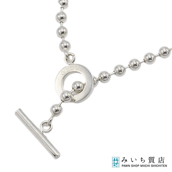 GUCCI グッチ ネックレス ボールチェーン 925 シルバー 約25.2g アクセサリー M4125
