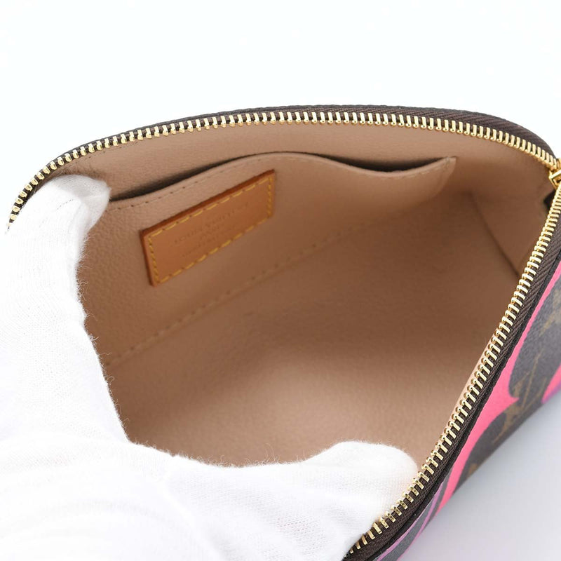 美品 LOUIS VUITTON ルイヴィトン LV M80283 ゲームオンモノグラム ポシェットスメティック ポーチ ブラウン系 H18963