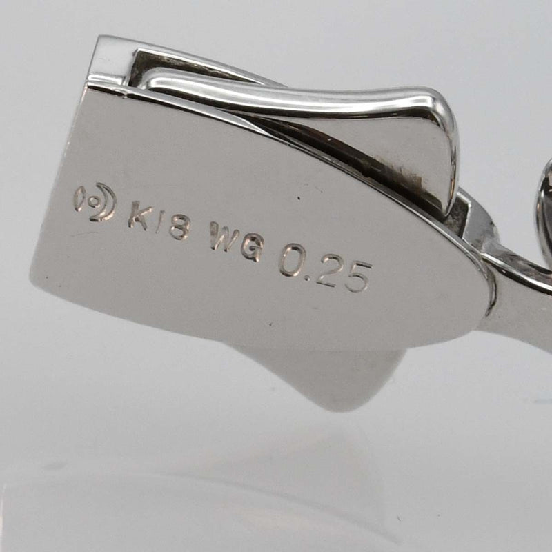 仕上げ済 TASAKI ネックレス K18WG サファイア ガーネット D0.25 シェル イチゴモチーフ54.0g 箱・鑑有 eco942