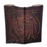 GUCCI グッチ 大判 ショール ストール ベルト デザイン ブラウン系 服飾小物 ok1396