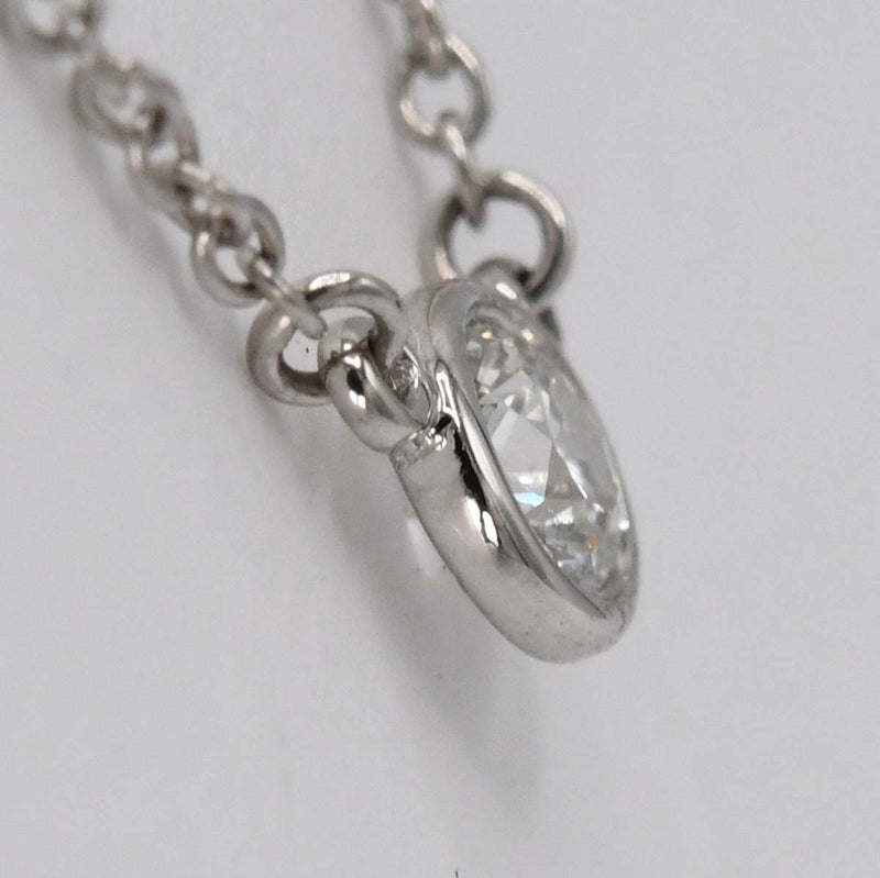 仕上げ済 TIFFANY&Co. ティファニー ネックレス バイザヤード Pt950 プラチナ 約2.3g 約4.4mm アクセサリー d77