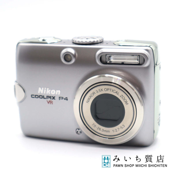 Nikon ニコン コンパクトデジタルカメラ COOLPIX P4 VR 7.5-26.3mm 1:2.7-5.3 デジカメ 動作確認済 H16552
