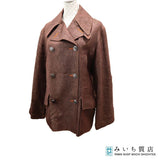 服 ジャケット HERMES エルメス モリエサーカス リネン シルク イカリ 表記サイズ42 レディース 21k522-7