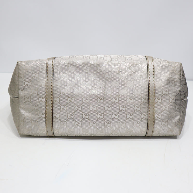 GUCCI グッチ トートバッグ 197953 GG シルバー ハンドバッグ レディース M3818