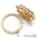 MIKIMOTO ミキモト リング 3点 ペルリータ 13号 ベビーパール 14.5号 真珠 K18 D0.03 アクセサリー M2576-1