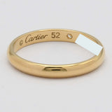 仕上済 Cartier カルティエ ウェディング リング 指輪 750 D入り #52 約11.5号  約2.3g 証明書 ジュエリー ◆ 26k250-1