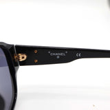 CHANEL シャネル サングラス ココマーク 01452 94305 ブラック アイウェア ケース付 度無し M4080