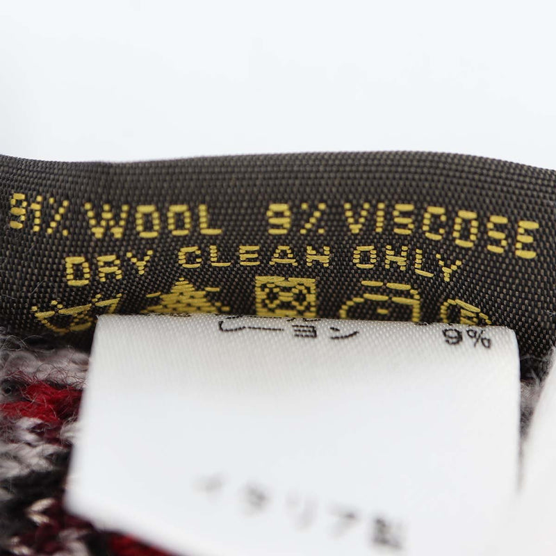 LOUIS VUITTON ルイヴィトン LV ボネ・グランフロア ニット帽 ウール91％ レーヨン9％ 帽子 ボルドー系 H.102