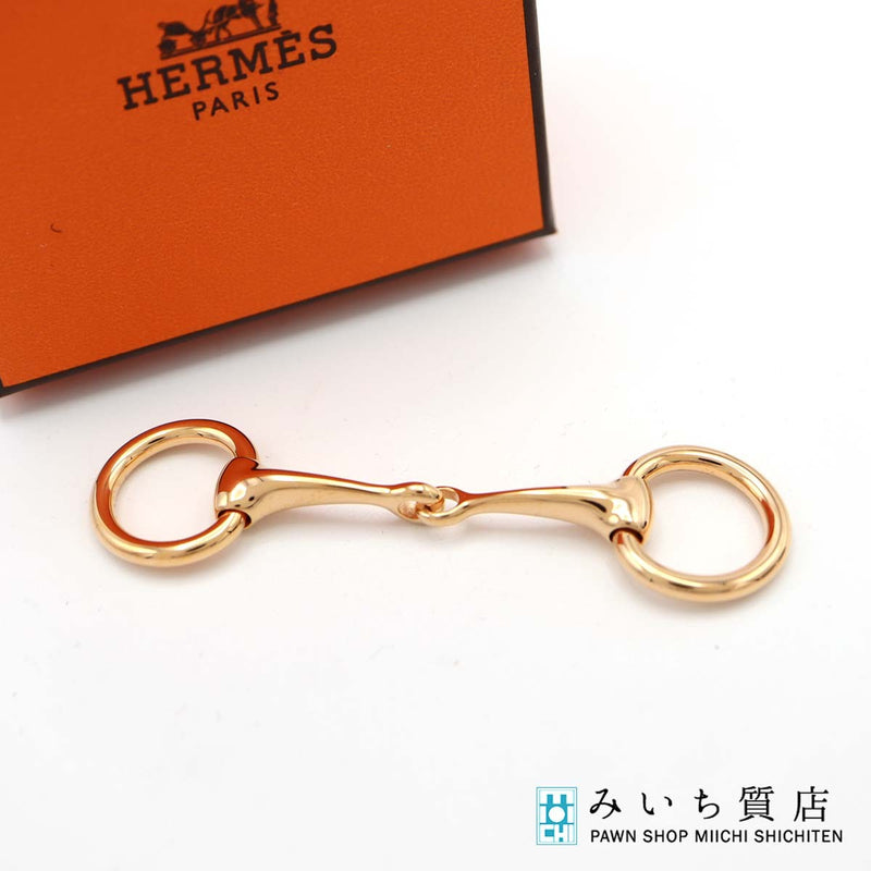 HERMES エルメス ツイリーリング モールドゥ ミニモール 服飾小物 ゴールドカラー 箱有 24k202-1