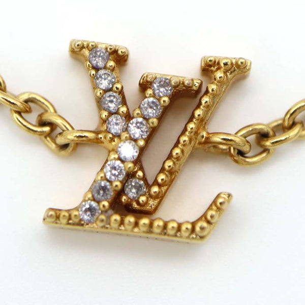 LOUIS VUITTON ルイヴィトン LV ブレスレット M00587 アイコニック ゴールド 約3.6g アクセサリー 25k210-1