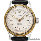 稼働 腕時計 ORIS オリス ポインターデイト 7463B バックスケルトン 25石 自動巻き 箱・ケース ベルト社外品 M4460