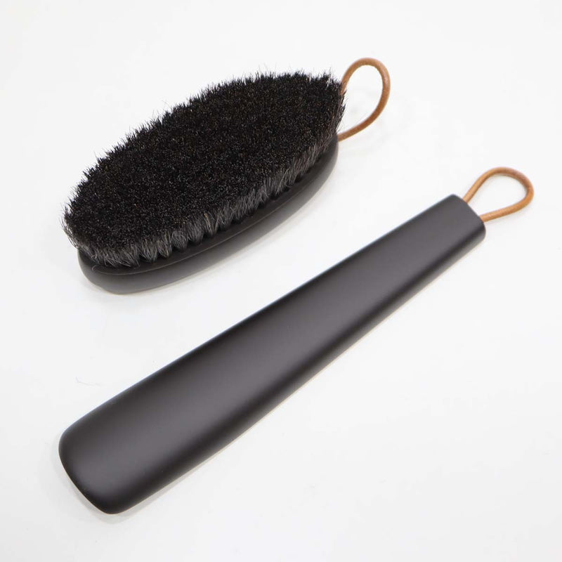 HERMES エルメス ボリードポーチ シューズ メンテセット ケアセット レザー用品ケアセット 靴磨き ケア用クリーム ホースヘアーブラシ シューホーン H20513