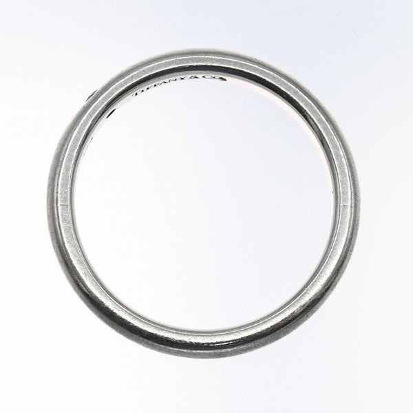 TIFFANY＆Co. ティファニー 1Pダイヤ バンドリング 指輪 925 シルバー 約11.5号 約2.6g アクセサリー レディース H9027