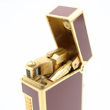 dunhill ダンヒル ガスライター US.RE24163 ローラー式 ボルドー ゴールドカラー 喫煙具 着火未確認 H2986