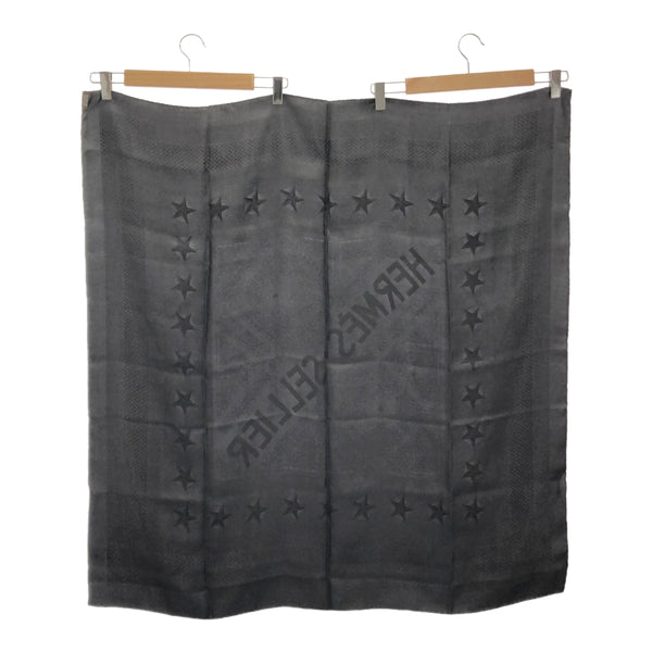 HERMES エルメス スカーフ カレ90 ジャカード セリエ シルク100％ ブラック 服飾小物 箱有 M4072