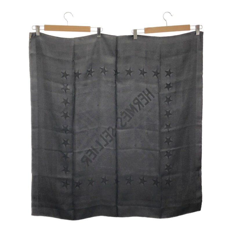 HERMES エルメス スカーフ カレ90 ジャカード セリエ シルク100％ ブラック 服飾小物 箱有 M4072