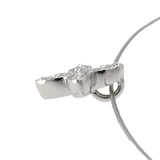 Vendome Aoyama ヴァンドーム青山 ネックレス ダイヤ フラワー K18 PT950 2.8g アクセサリー 箱有 eco1504