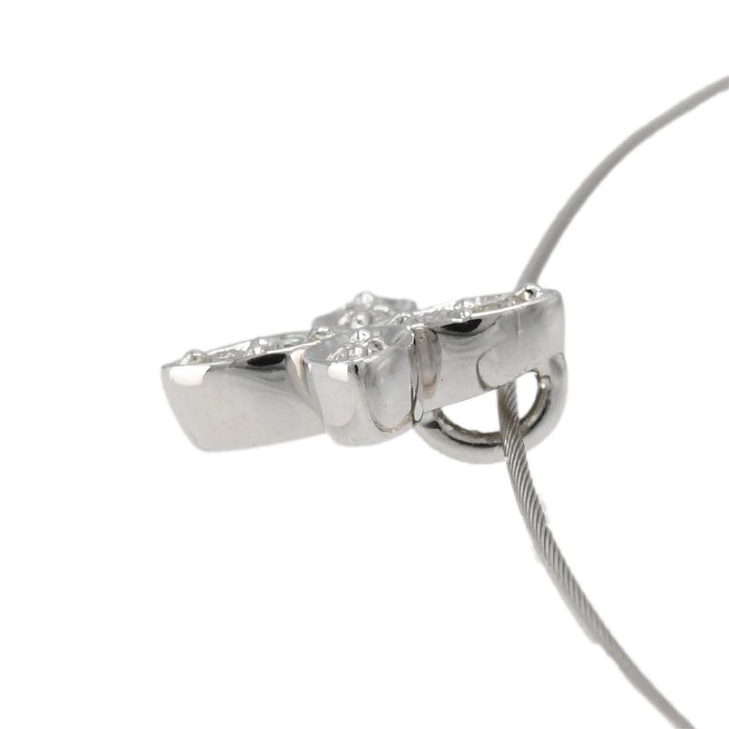 Vendome Aoyama ヴァンドーム青山 ネックレス ダイヤ フラワー K18 PT950 2.8g アクセサリー 箱有 eco1504