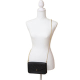 LOUIS VUITTON ルイヴィトン M64064 ポシェットフェリシー アンプラント ノワール チェーンショルダー ポーチ有 ok631