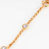 Christian Dior ディオール ブレスレット リュヌ ゴールドカラー×ピンク×グリーン アクセサリー レディース H7014