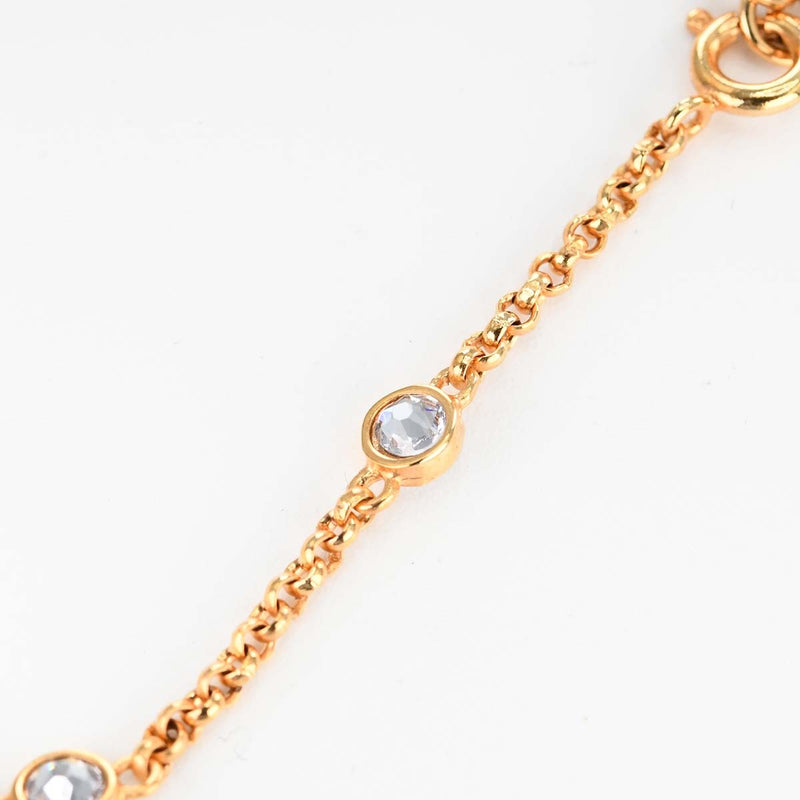 Christian Dior ディオール ブレスレット リュヌ ゴールドカラー×ピンク×グリーン アクセサリー レディース H7014