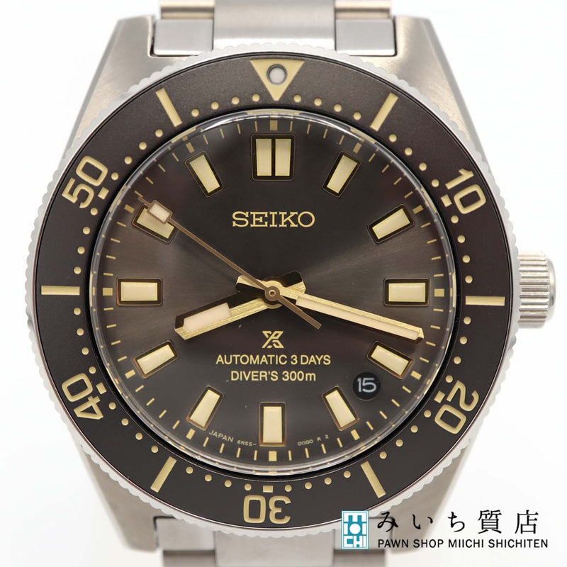 腕時計 稼働 SEIKO セイコー SBDC199 プロスペックス 100周年記念 メカニカルダイバーズ 自動巻き 黒色文字盤 H17133