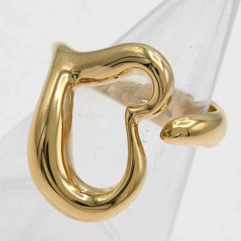 仕上げ済 TIFFANY＆Co. ティファニー オープンハート リング 指輪 18K ゴールド 約4.5号 約7.3g レディース アクセサリー 25k445-2