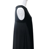 FOXEY フォクシー VELOUR NOIR ベロアノワール 38288-VAOF1501T ノースリーブ ワンピース ブラック サイズ42 H22995-4