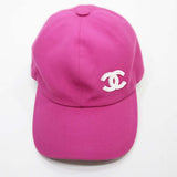 CHANEL シャネル キャップ ビーズ ココマーク ベースボールキャップ 帽子 ピンク レディース 箱 26k537-1