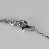 Ponte Vecchio ポンテヴェキオ ネックレス ダイヤ ハート クロス K18 D0.50 約6.8g ホワイトゴールド アクセサリー H18897