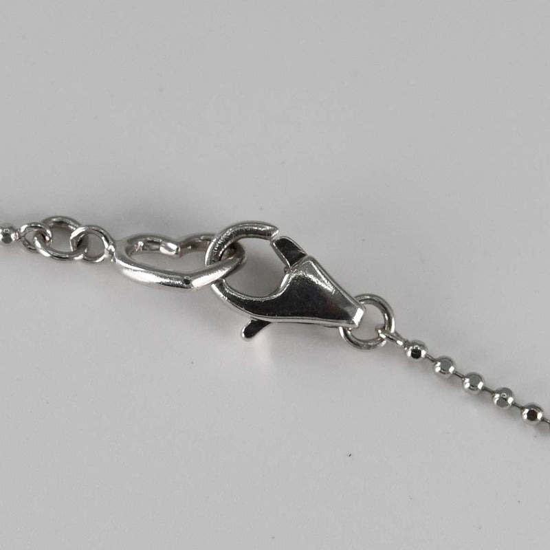Ponte Vecchio ポンテヴェキオ ネックレス ダイヤ ハート クロス K18 D0.50 約6.8g ホワイトゴールド アクセサリー H18897