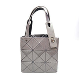 ISSEY MIYAKE イッセイ ミヤケ ハンドバッグ BAOBAO カラット BB33AG610 グレー系 mo278